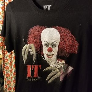 Halloween  Penywise Clown IT the Movie Cotton Tee shirt Stephen King Sz M